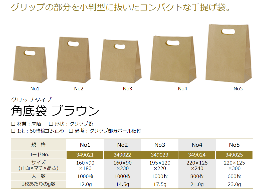 角底袋,,無地角底袋３号